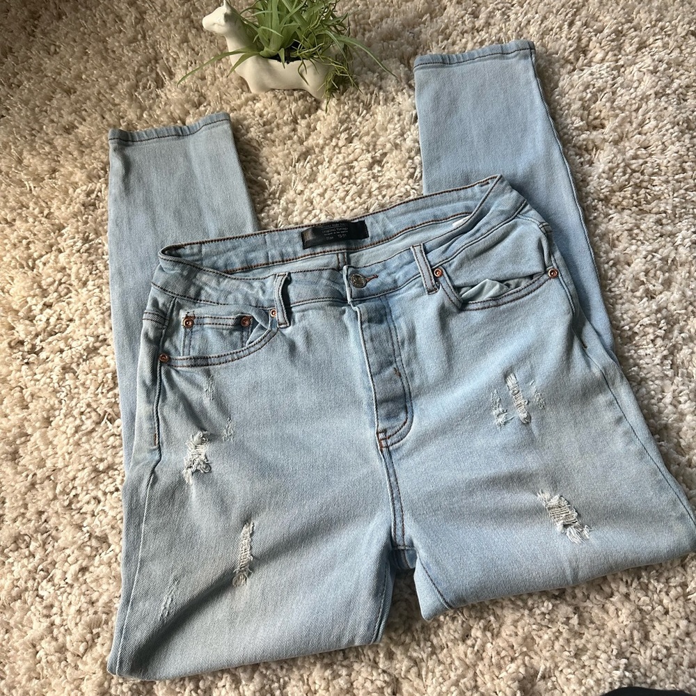 Monkey ride jeans original vintage, 13/31 light denim  distressed casual…